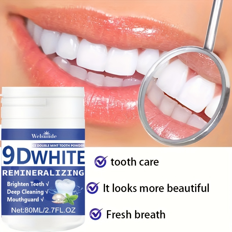 Teeth Whitening Zimba - 9D белый удаляющий гидроксипатит зубной порошок,