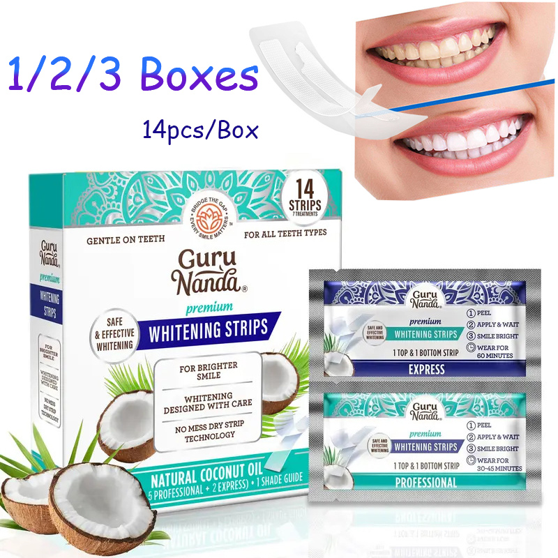 Teeth Whitening Serum - 14 шт./упак. Отбеливающие полоски для зубов