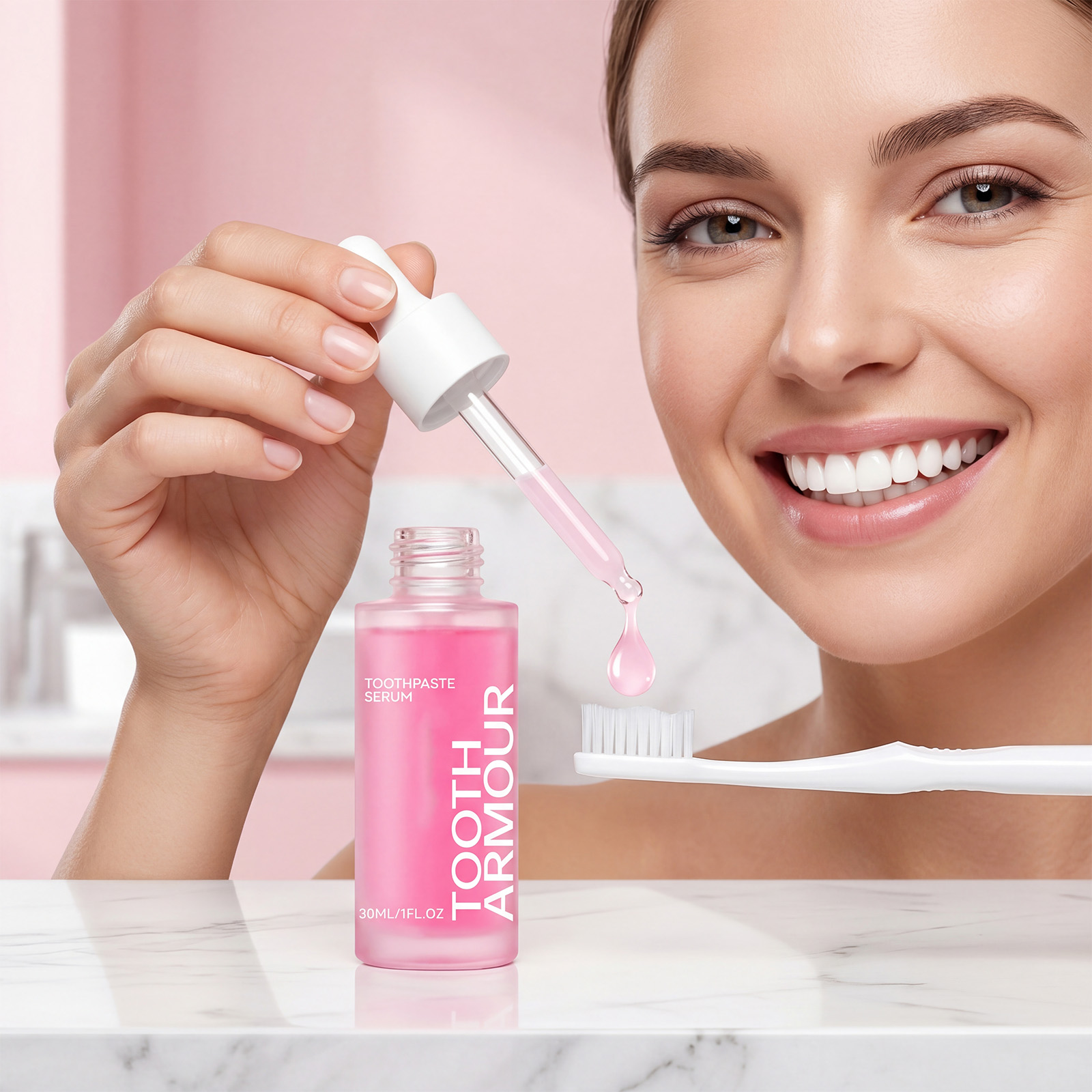 Teeth Whitening Serum - Нано-гидроксиапатитовая сыворотка для отбеливания зубов: глубокое