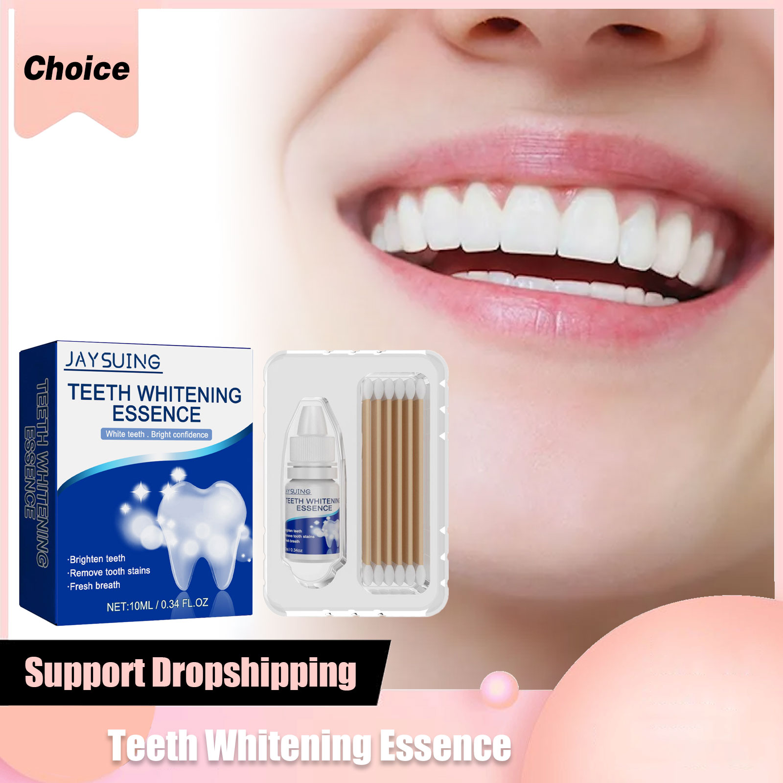 Teeth Whitening Serum - Отбеливающая сыворотка для зубов, удаление налета,