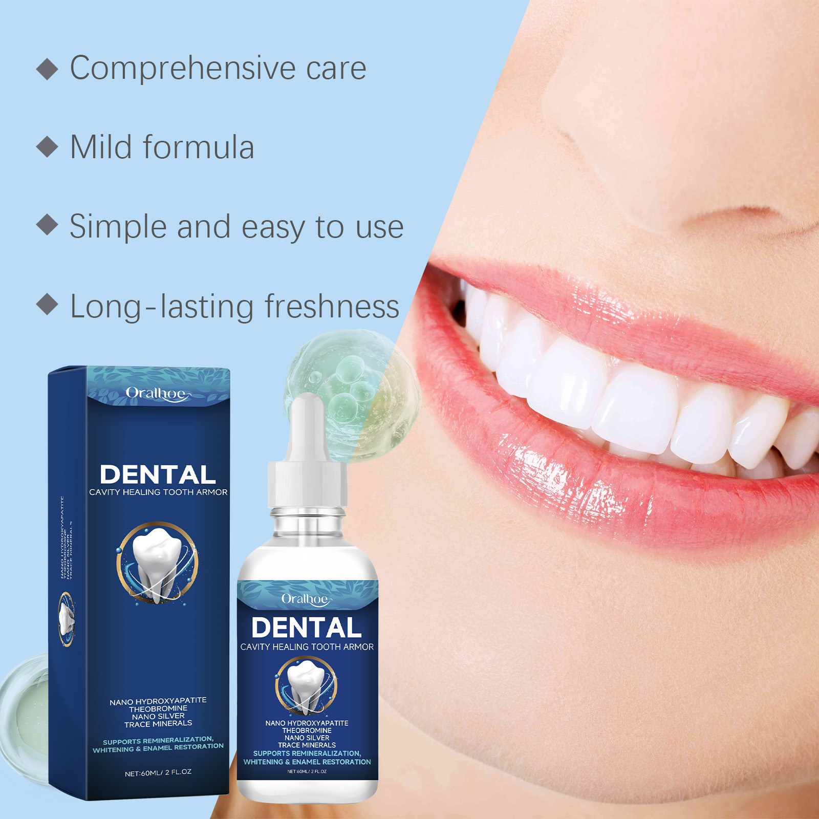 Сыворотка Oralhoe для отбелива – обзор и цена Teeth Whitening Serum
