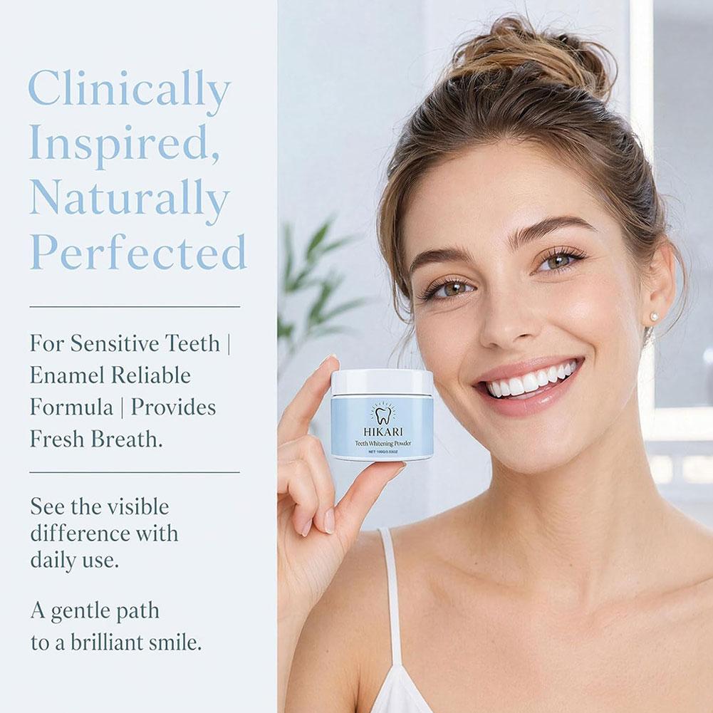 Порошок для чистки зубов HIKAR – обзор и цена Teeth Whitening With Peroxide