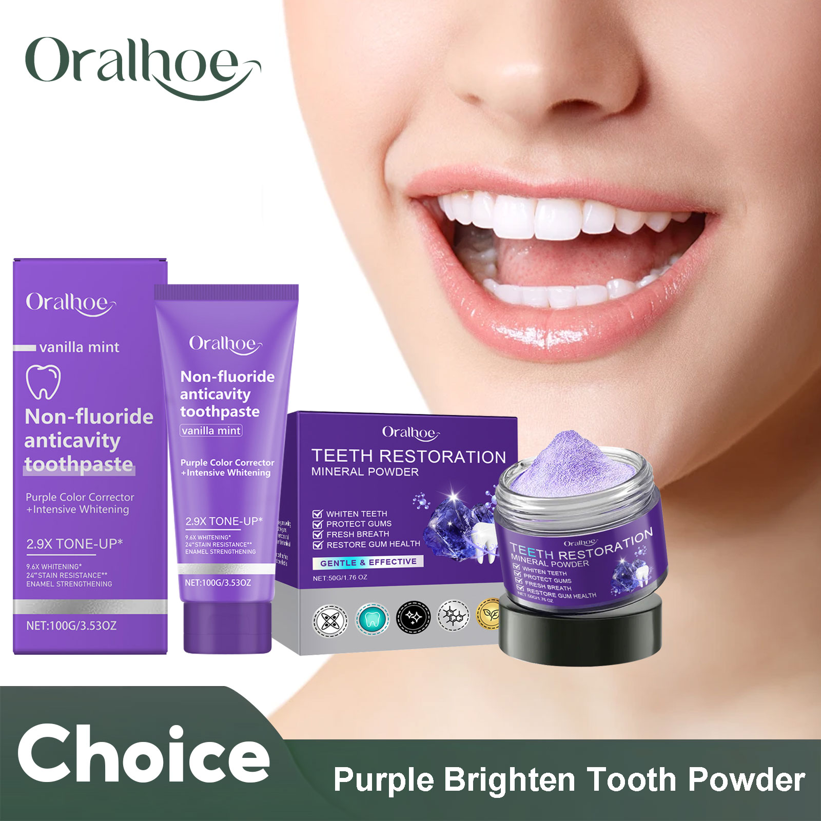 Teeth Restoration Mineral Powd – обзор и цена Teeth Whitening Zimba