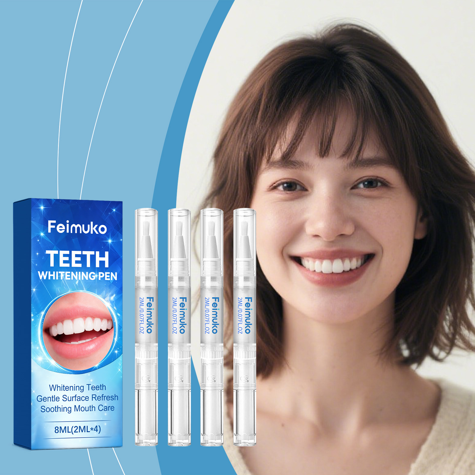 Набор из 4-х гелевых ручек для – обзор и цена Whitening Pen Bleach