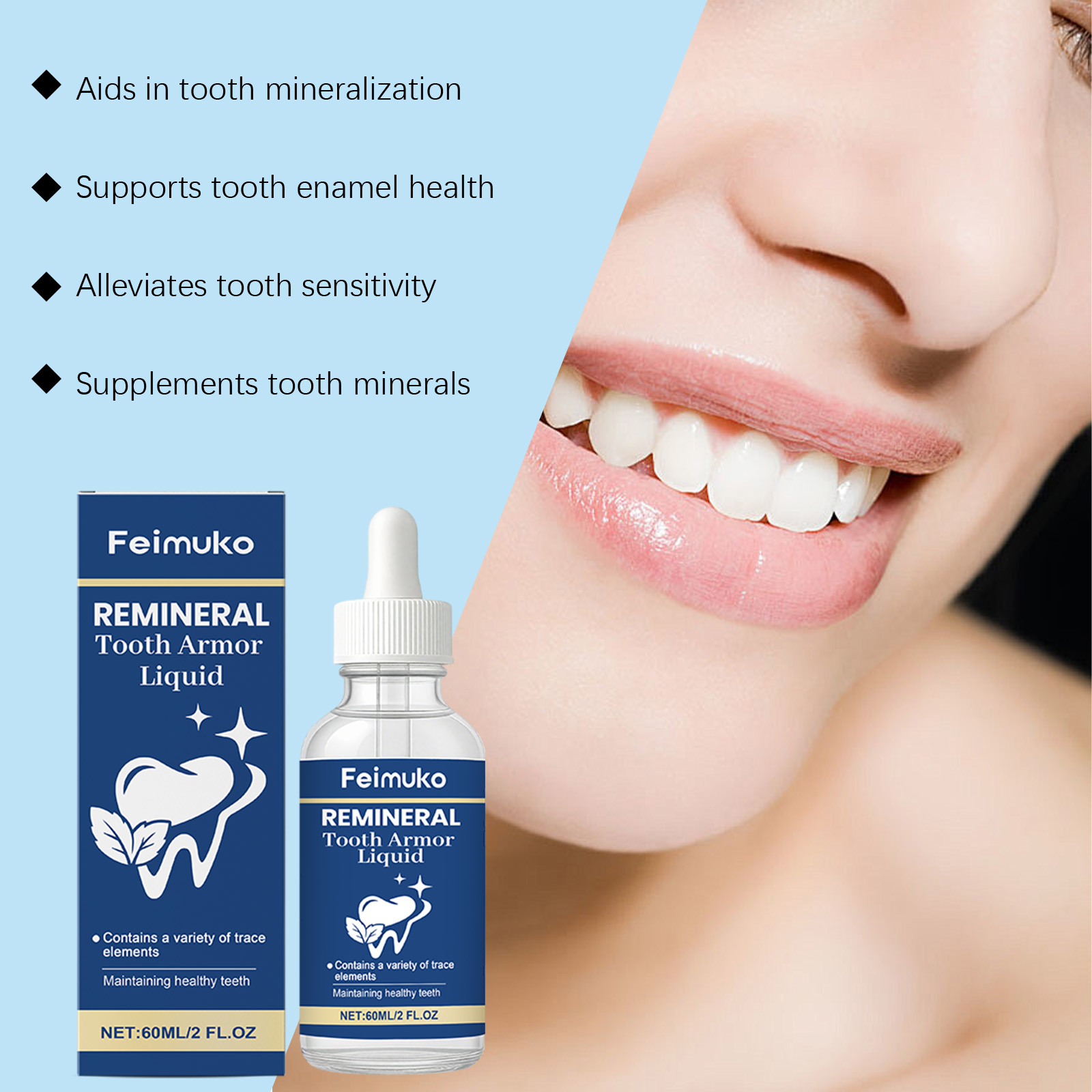 Жидкость для ухода за зубами с – обзор и цена Teeth Whitening Serum