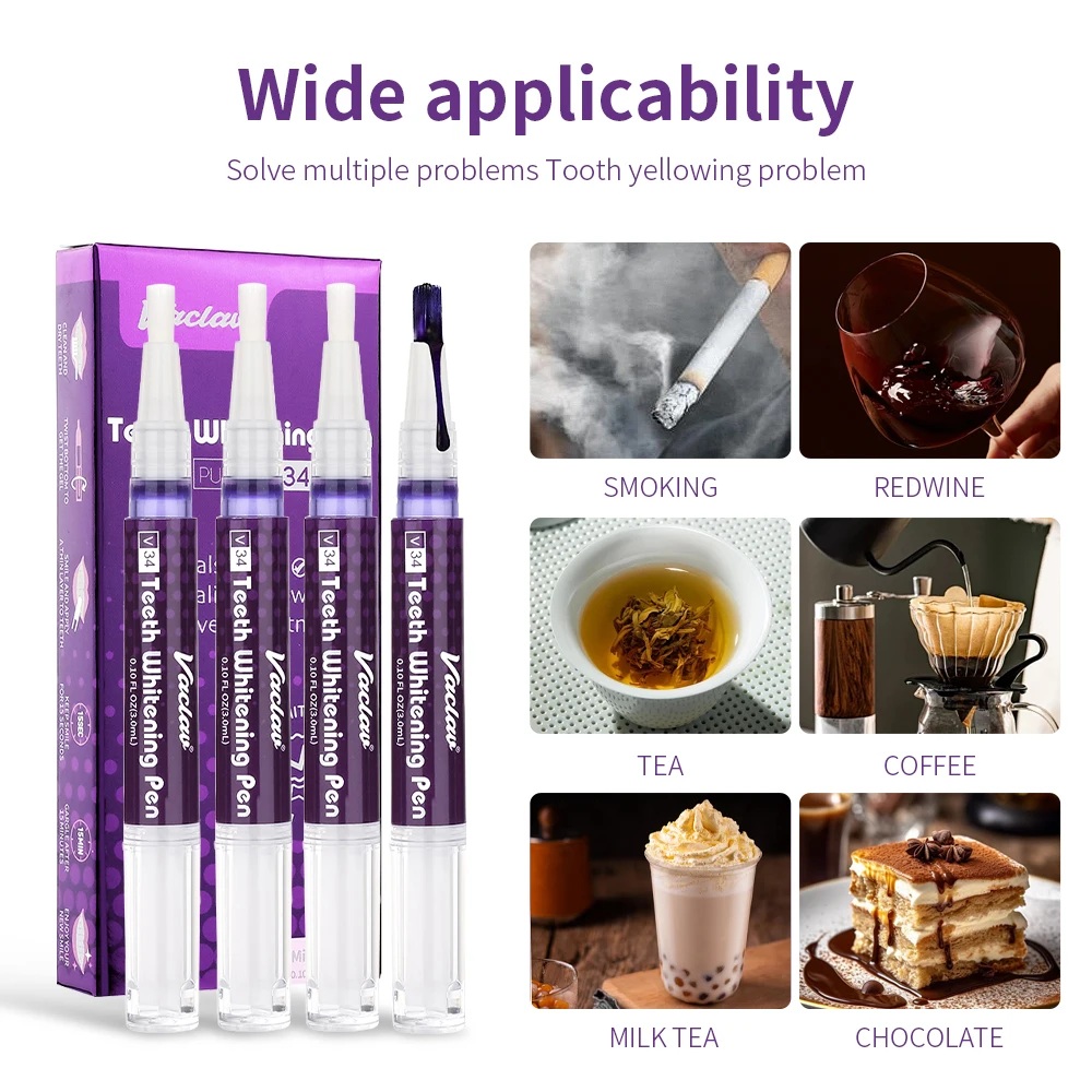 Vaclav V34 Фиолетовая гелевая  – обзор и цена Teeth Whitening With Peroxide